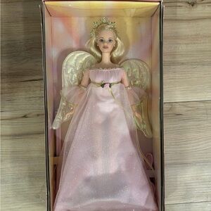 Barbie Angel Doll in Pink and Gold